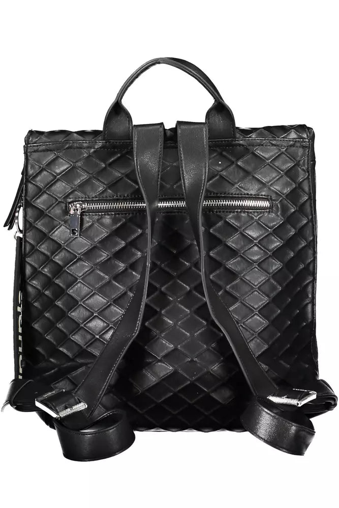 Black Polyethylene Backpack