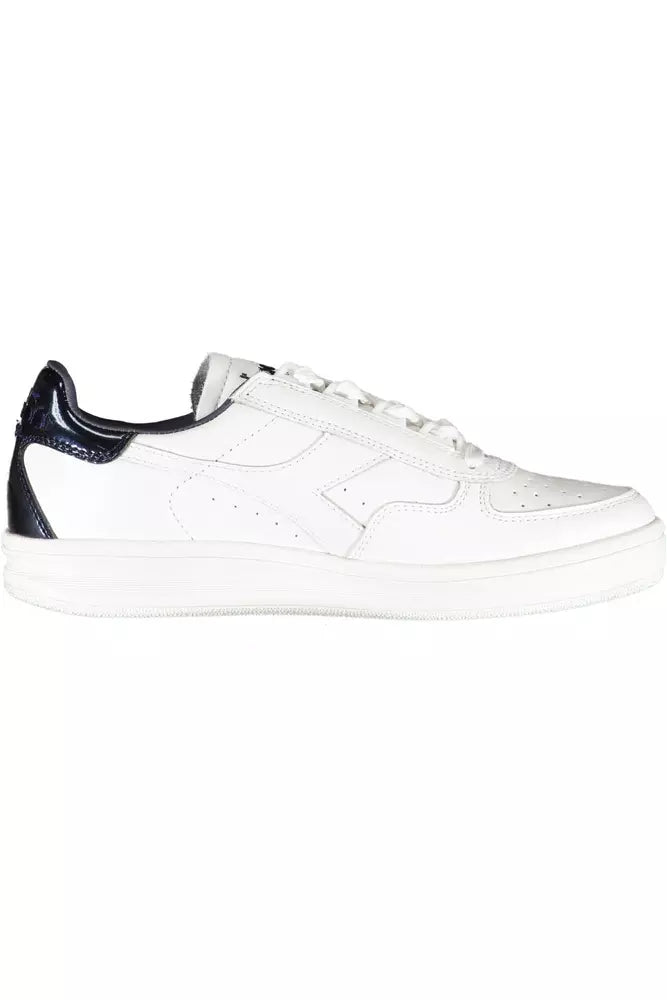 White Fabric Sneaker