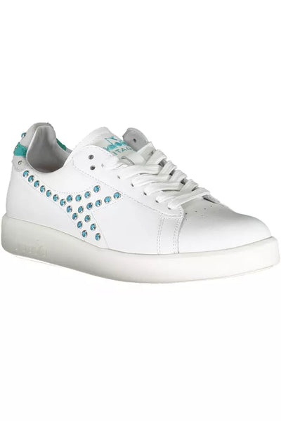 White Fabric Sneaker