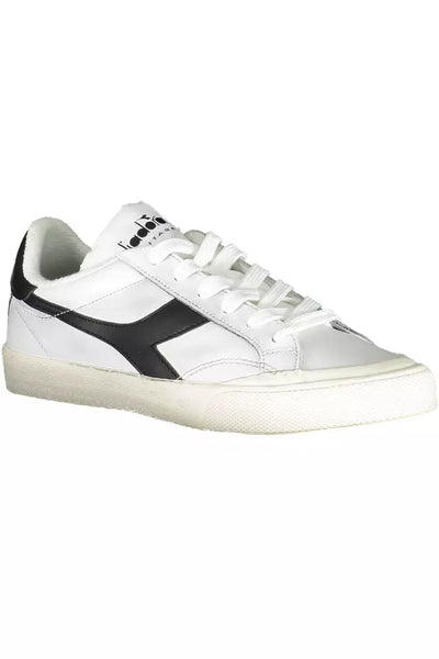 White Fabric Sneaker