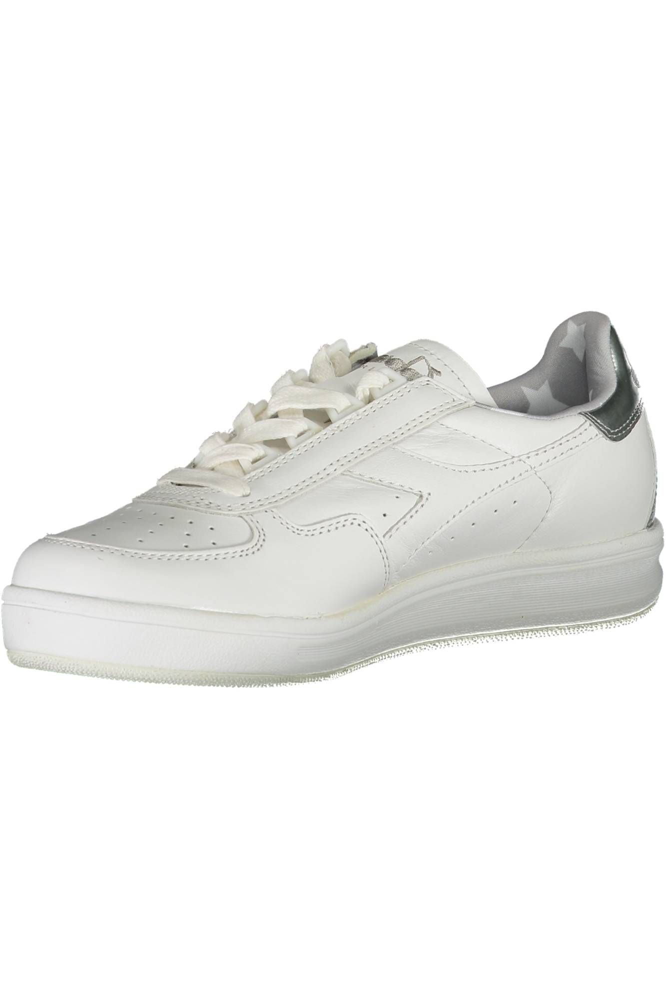 White Fabric Sneaker