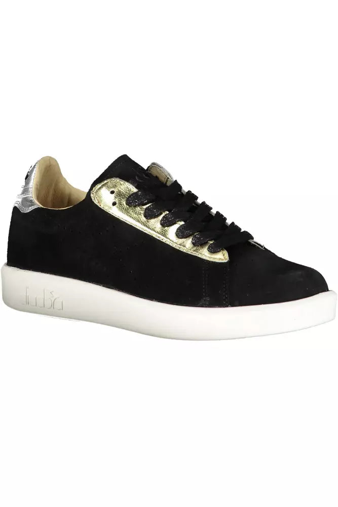 Black Fabric Sneaker