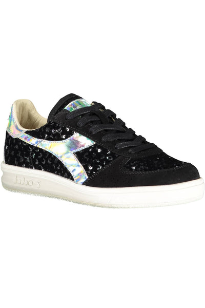 Black Fabric Sneaker