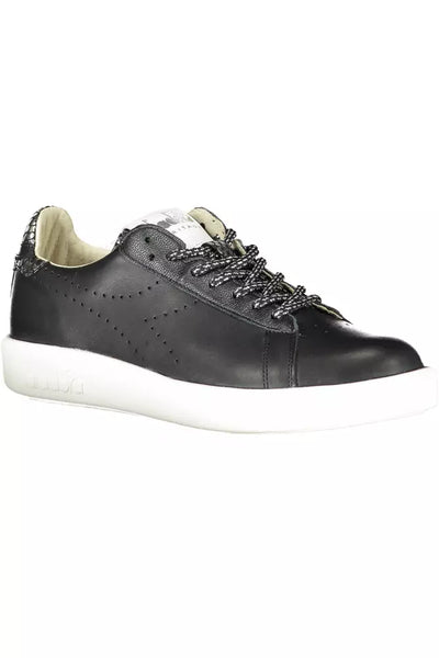 Black Fabric Sneaker