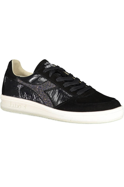 Black Fabric Sneaker