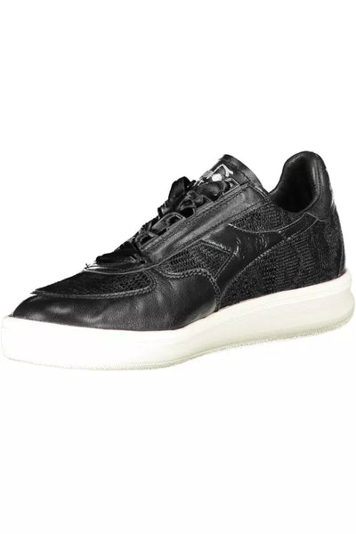 Black Fabric Sneaker