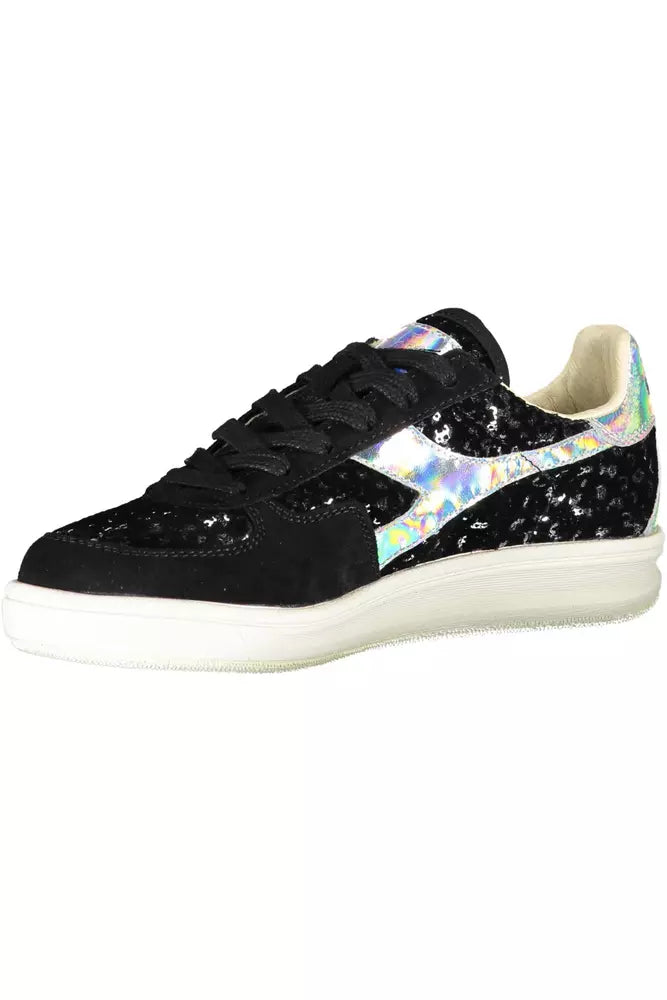 Black Fabric Sneaker