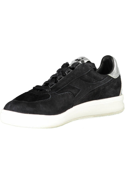 Black Fabric Sneaker