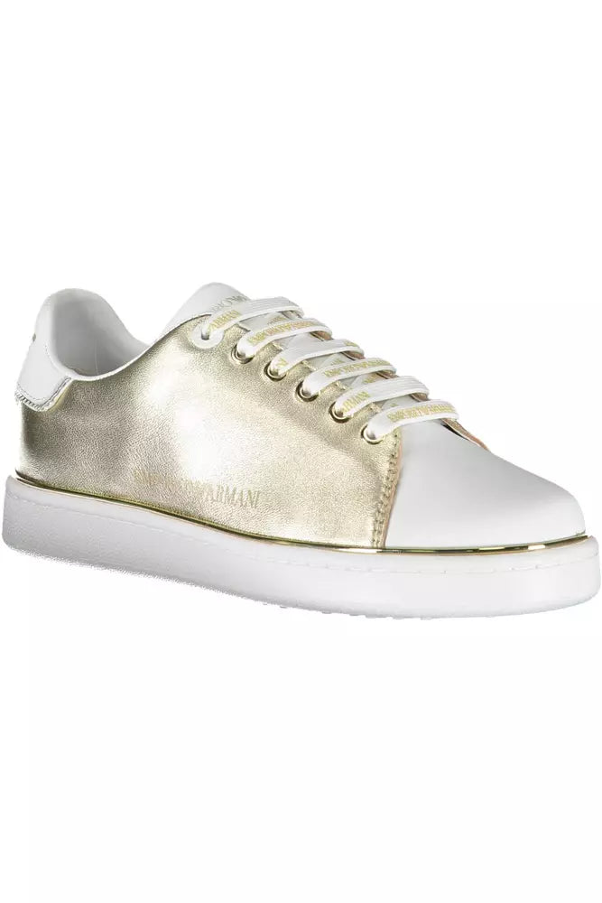 White Polyester Sneaker