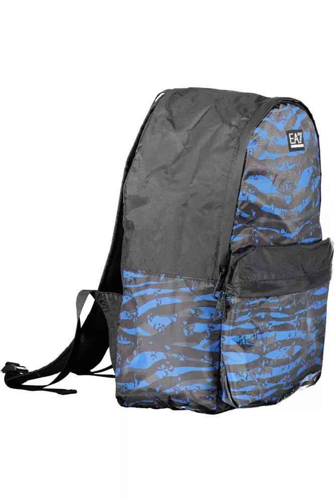 Blue Polyamide Backpack