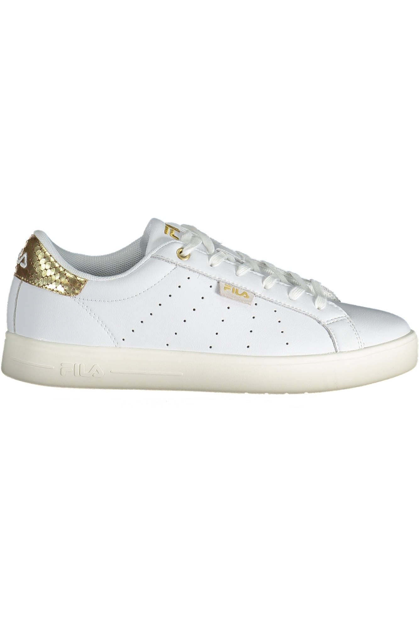 White Polyester Sneaker