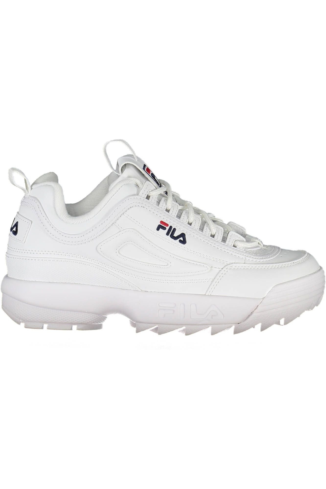 White Polyester Sneaker