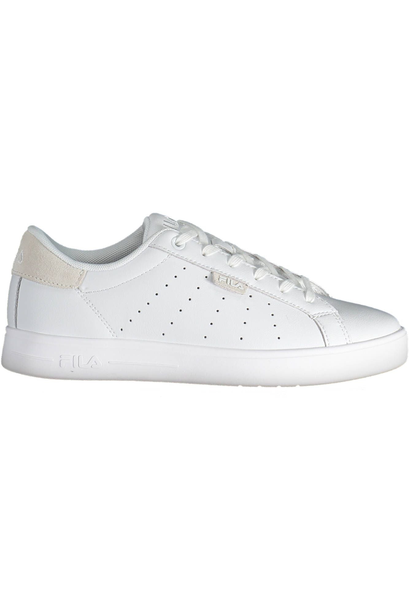 White Polyester Sneaker