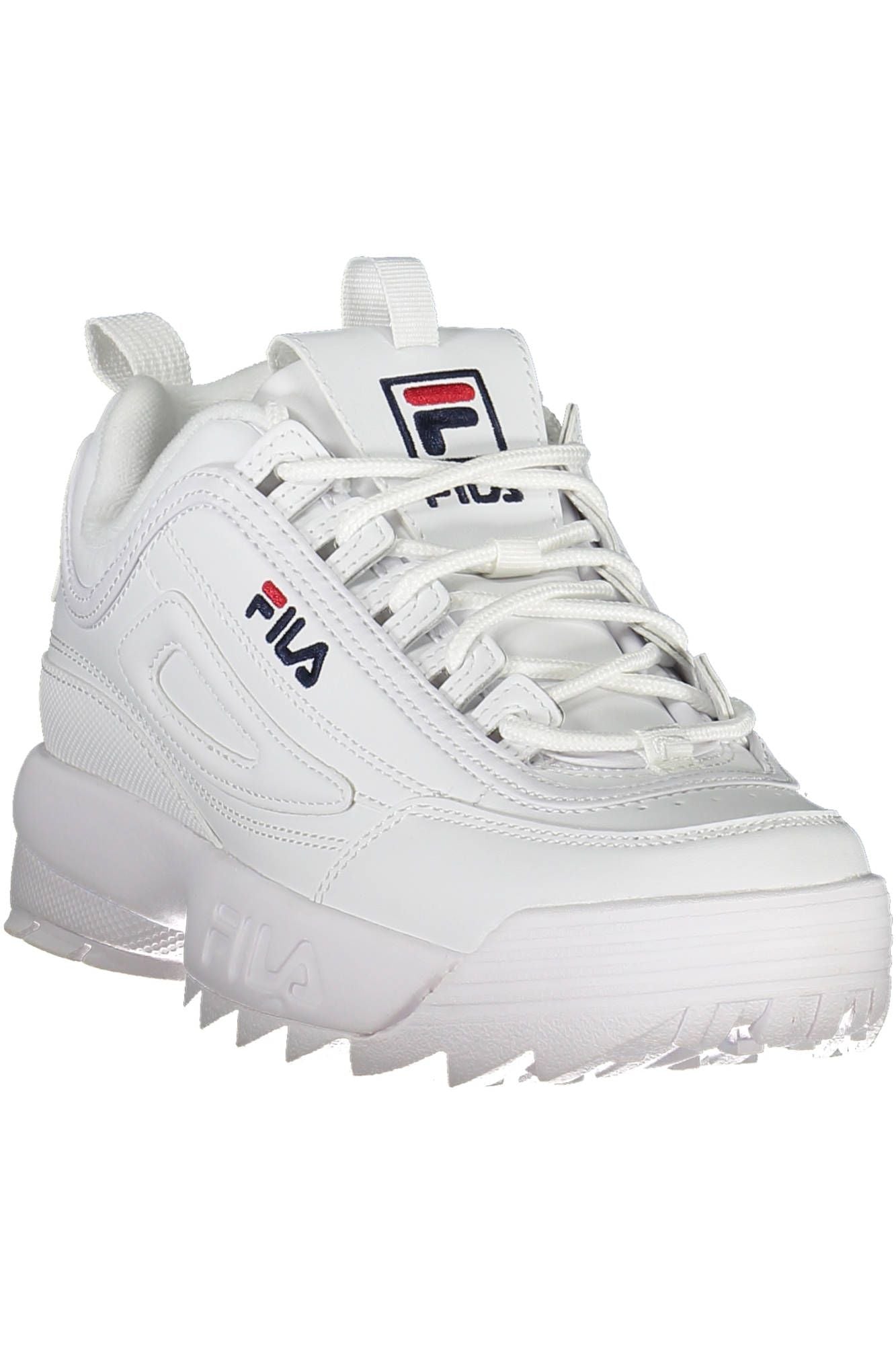 White Polyester Sneaker