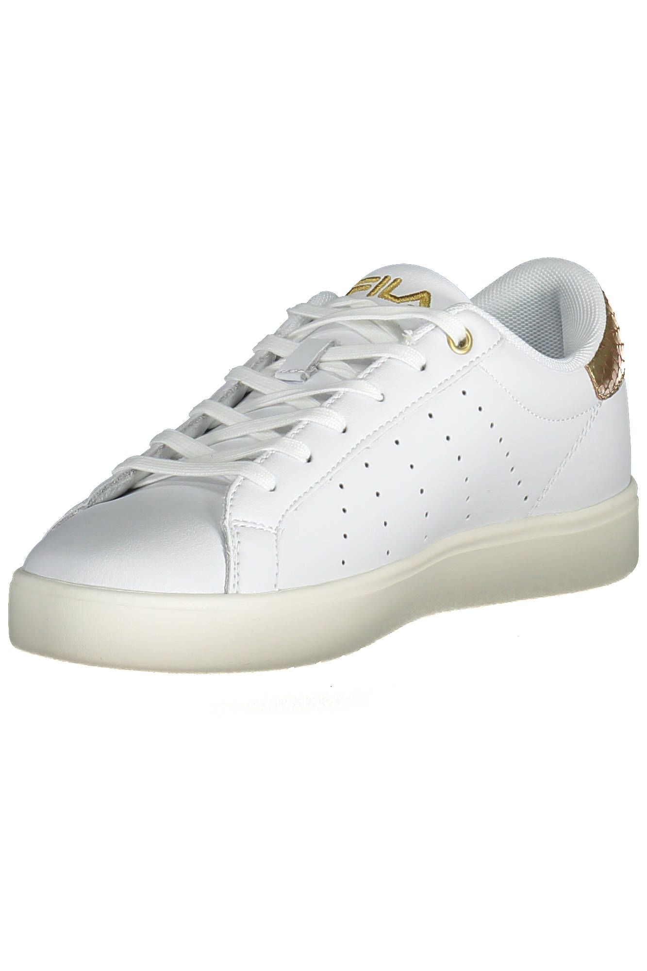 White Polyester Sneaker