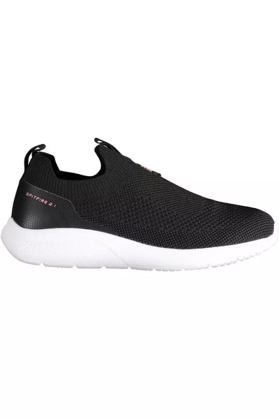 Black MATERIALE Synthetic Sneaker