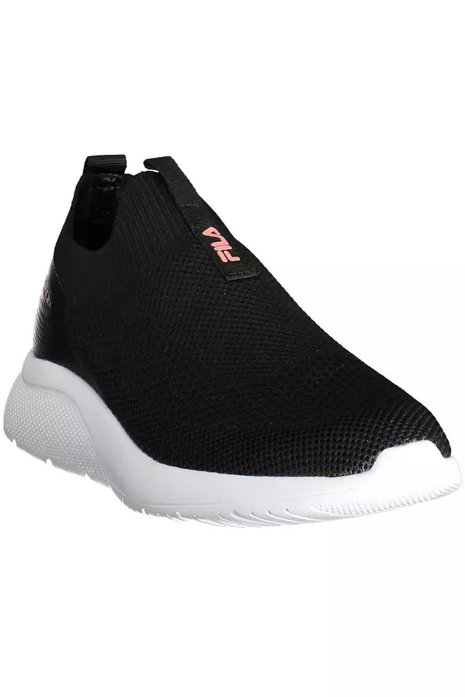 Black MATERIALE Synthetic Sneaker