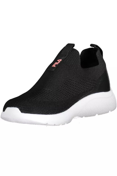 Black MATERIALE Synthetic Sneaker