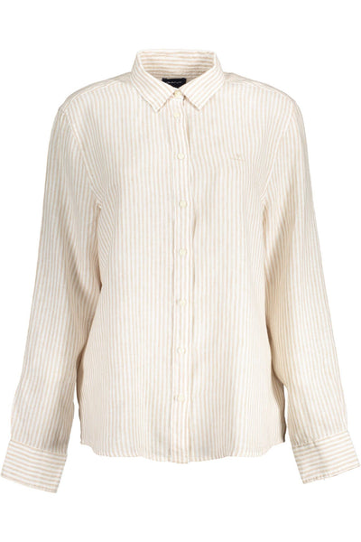 Beige Linen Shirt