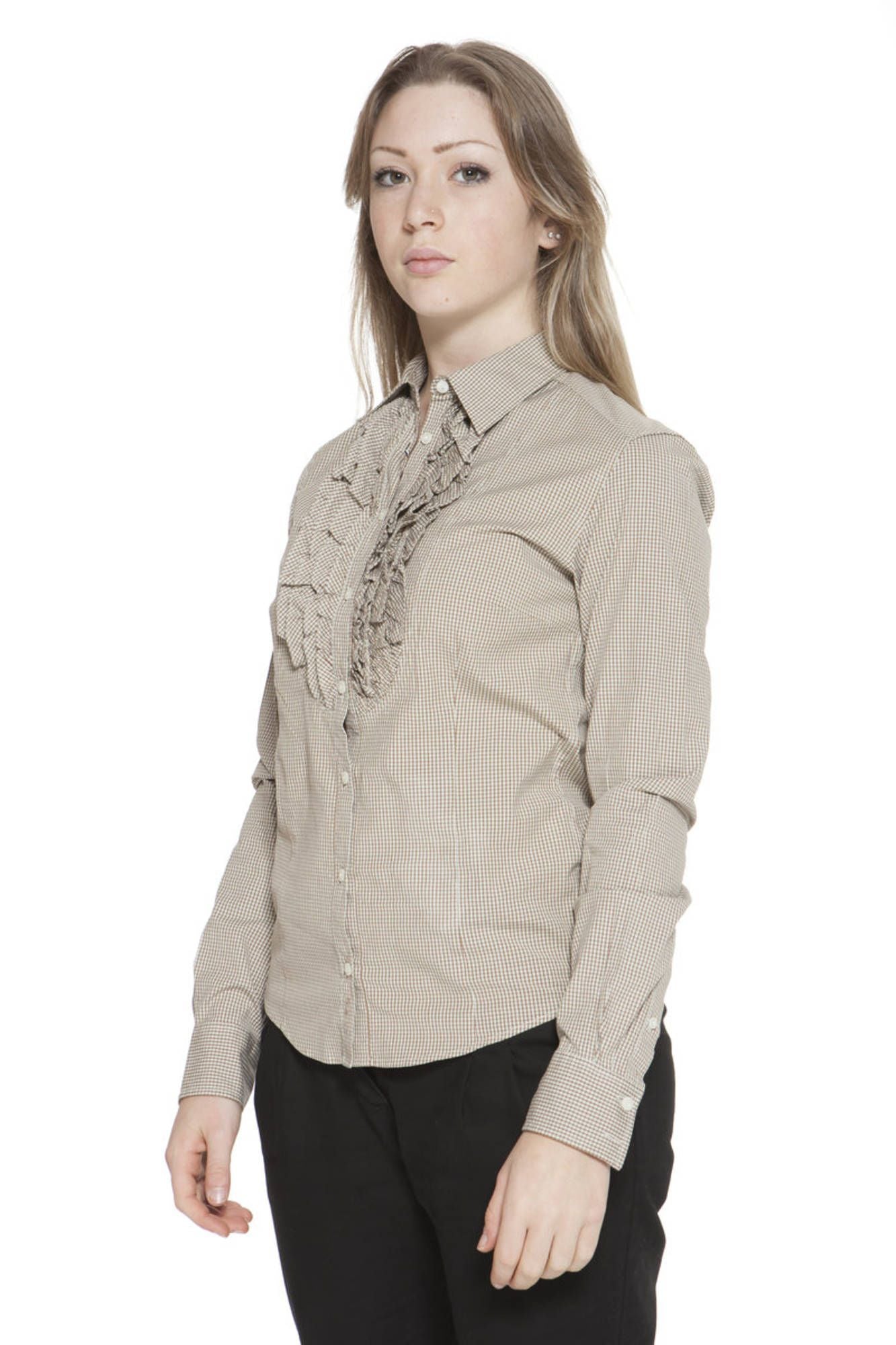 Brown Cotton Shirt