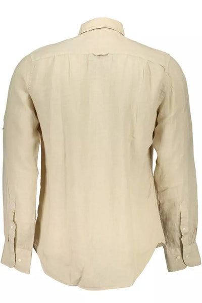 Beige Linen Shirt