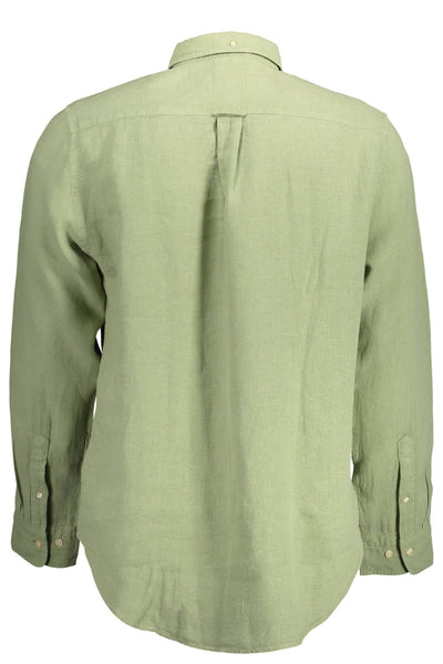 Green Linen Shirt