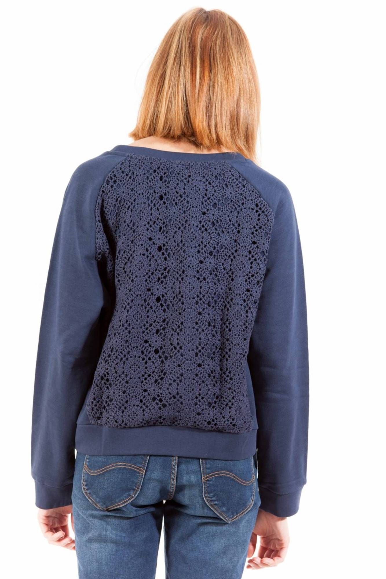 Blue Cotton Sweater