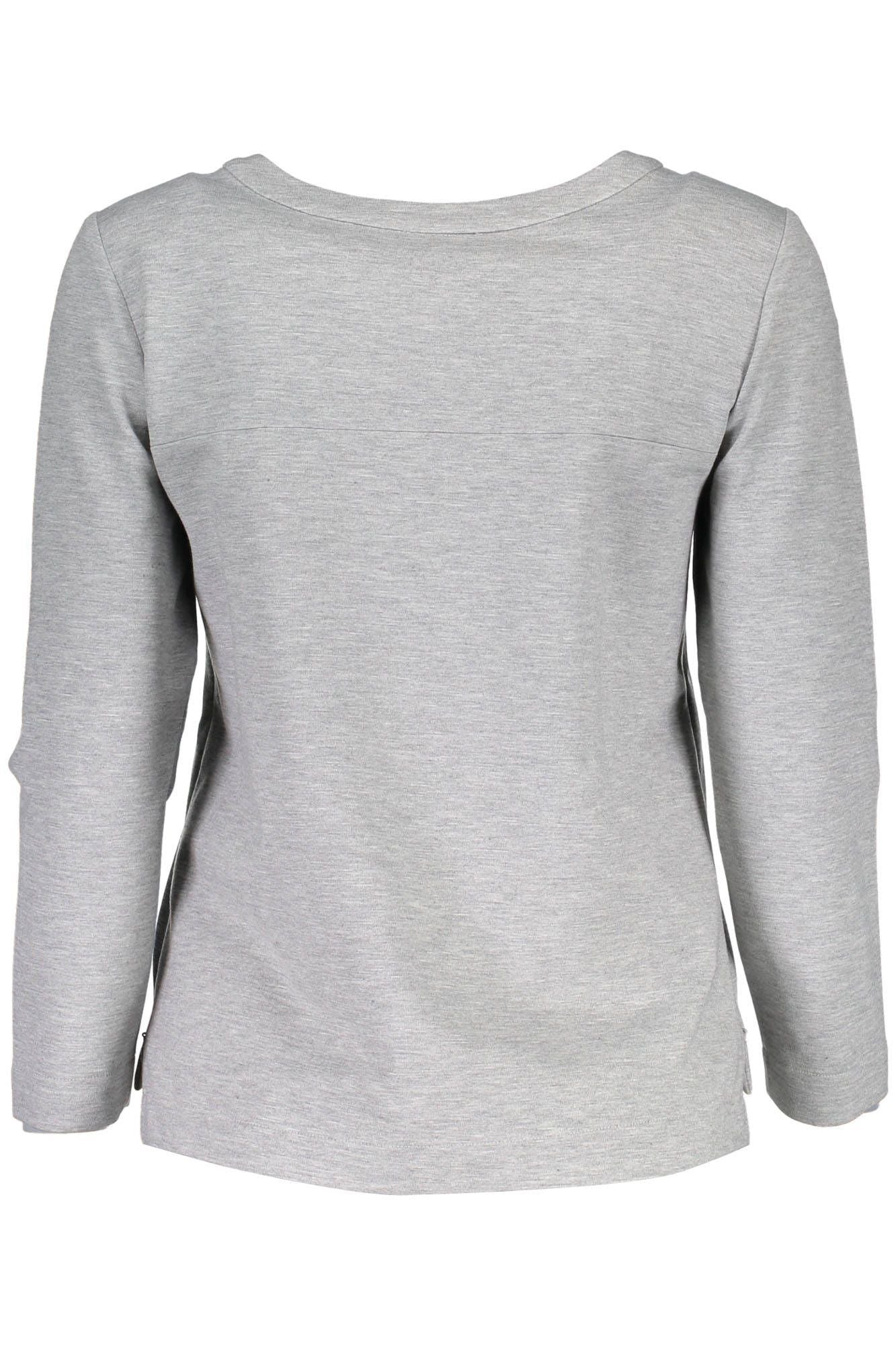 Gray Elastane Sweater