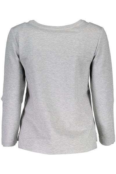 Gray Elastane Sweater