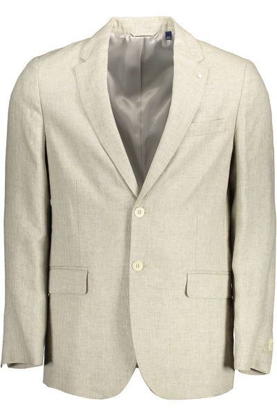 Beige Linen Jacket