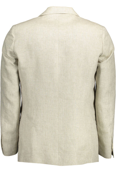 Beige Linen Jacket