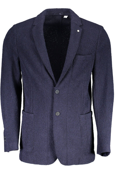 Blue Polyester Jacket