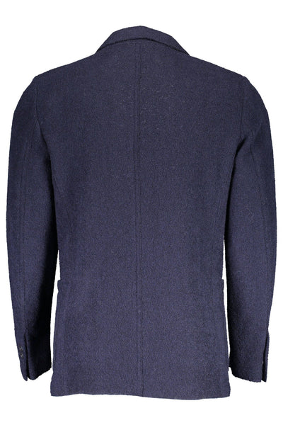 Blue Polyester Jacket