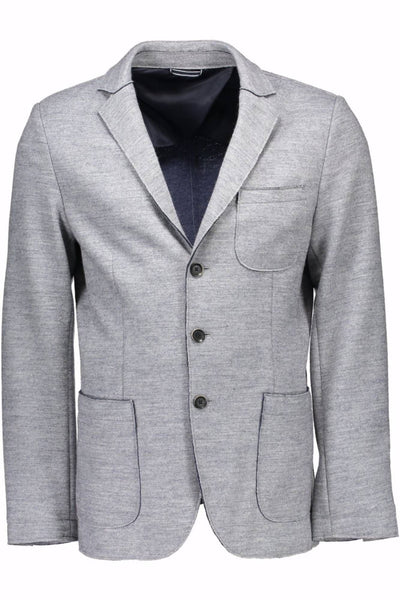 Gray Polyester Jacket