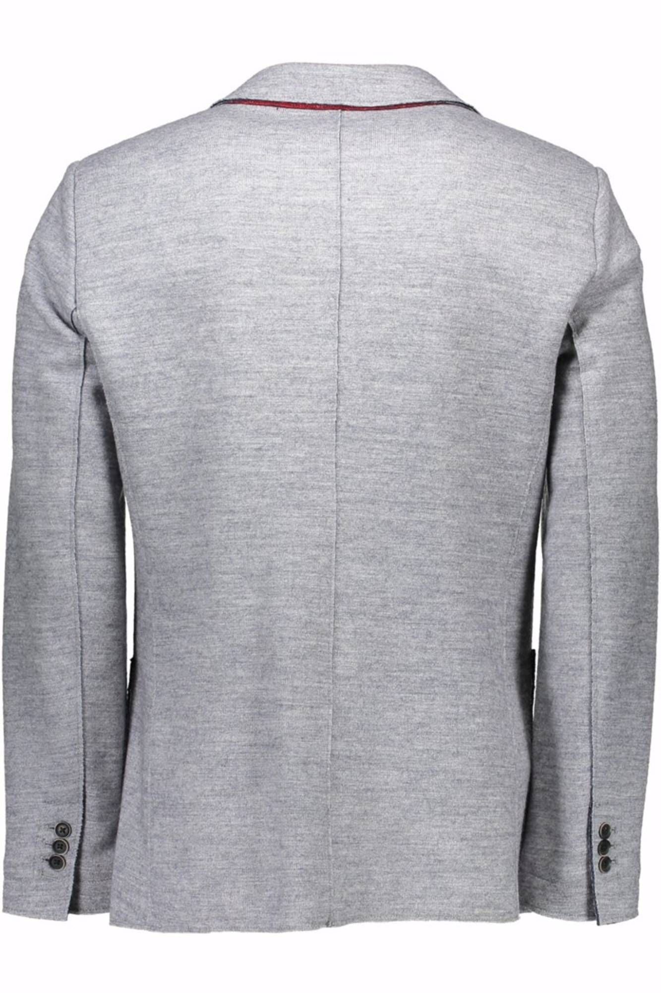 Gray Polyester Jacket