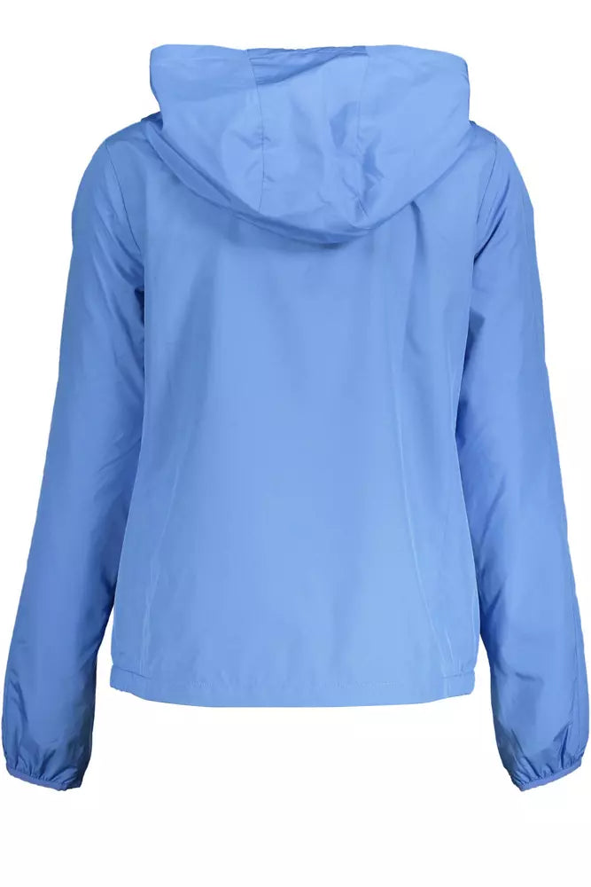 Light Blue Polyester Jackets & Coat