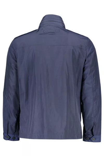 Blue Polyester Jacket