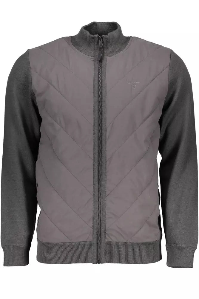 Gray Polyester Jacket