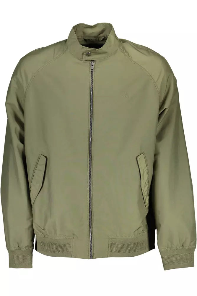 Green Polyester Jacket