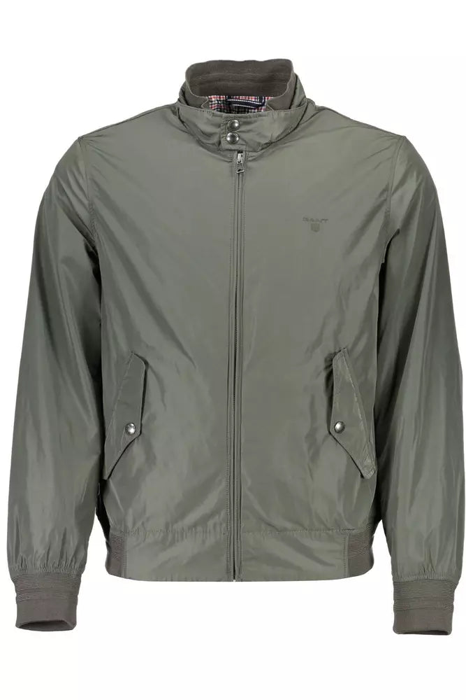 Green Polyester Jacket