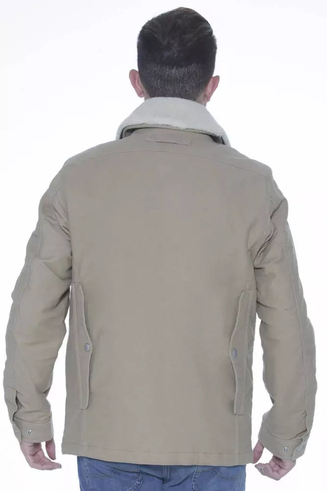 Beige Cotton Jacket