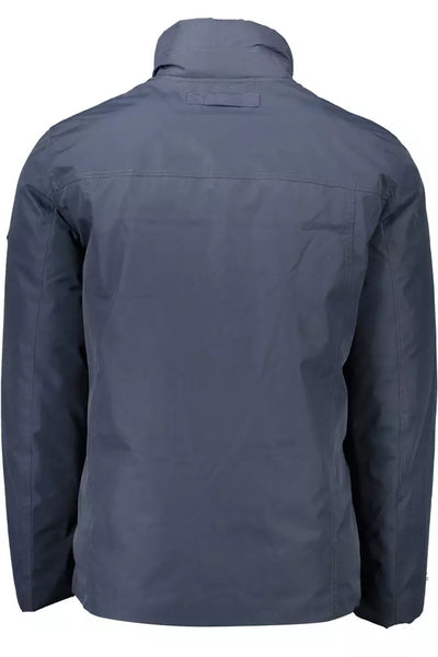 Blue Polyester Jacket