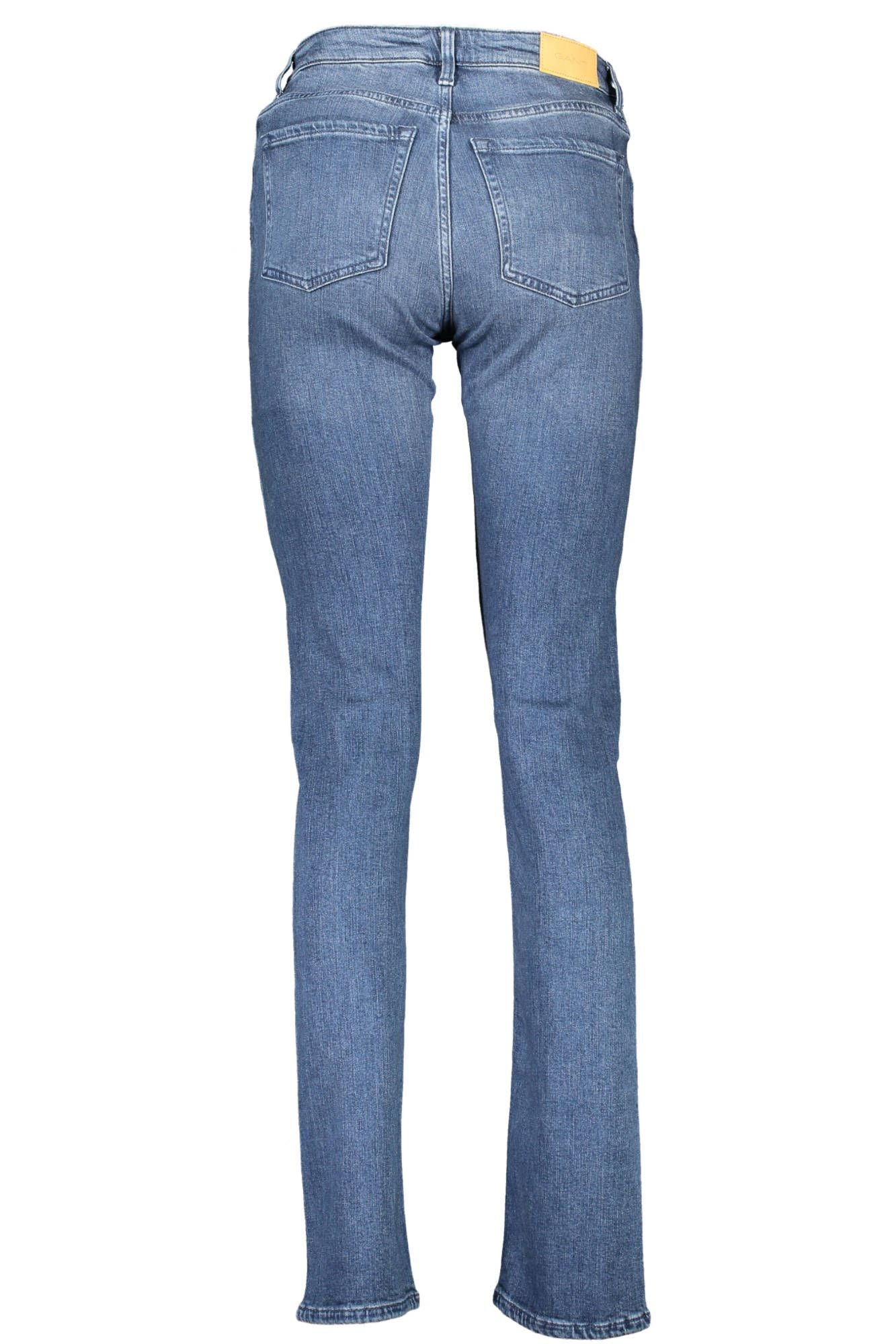 Blue Polyester Jeans & Pant