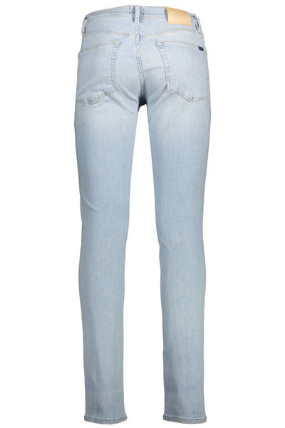 Light Blue Cotton Jeans & Pant