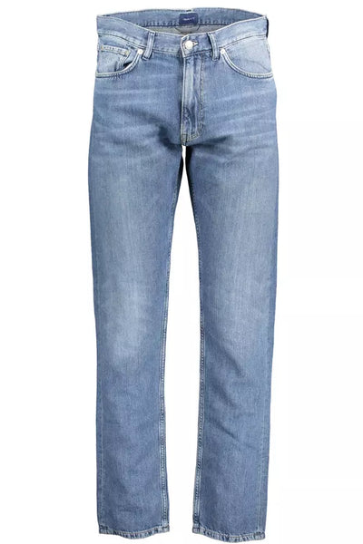 Blue Cotton Jeans & Pant