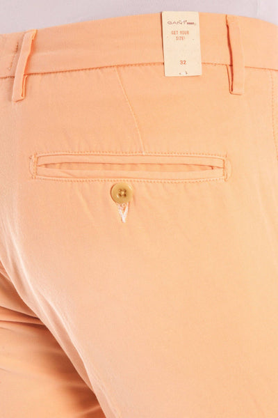 Orange Cotton Jeans & Pant