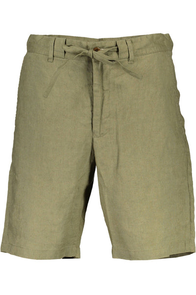 Green Linen Jeans & Pant