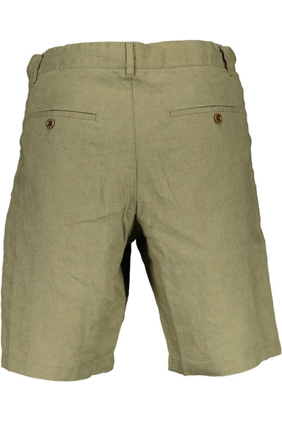 Green Linen Jeans & Pant