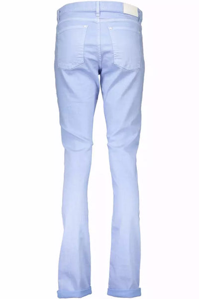 Light Blue Cotton Jeans & Pant