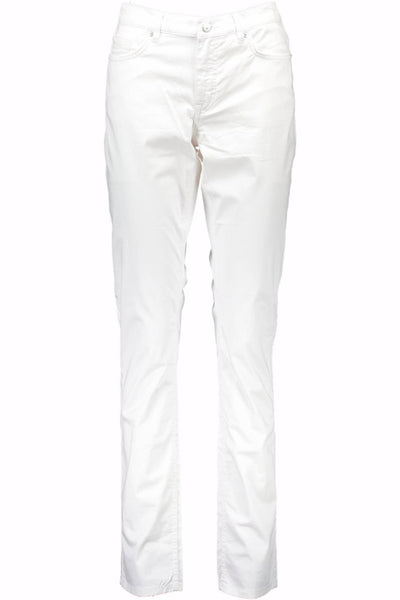 White Cotton Jeans & Pant